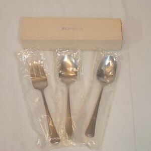 Oneida 1881 Rogers 3 Piece Serving Set Stainless Perfect for Thanksgiving Dinner